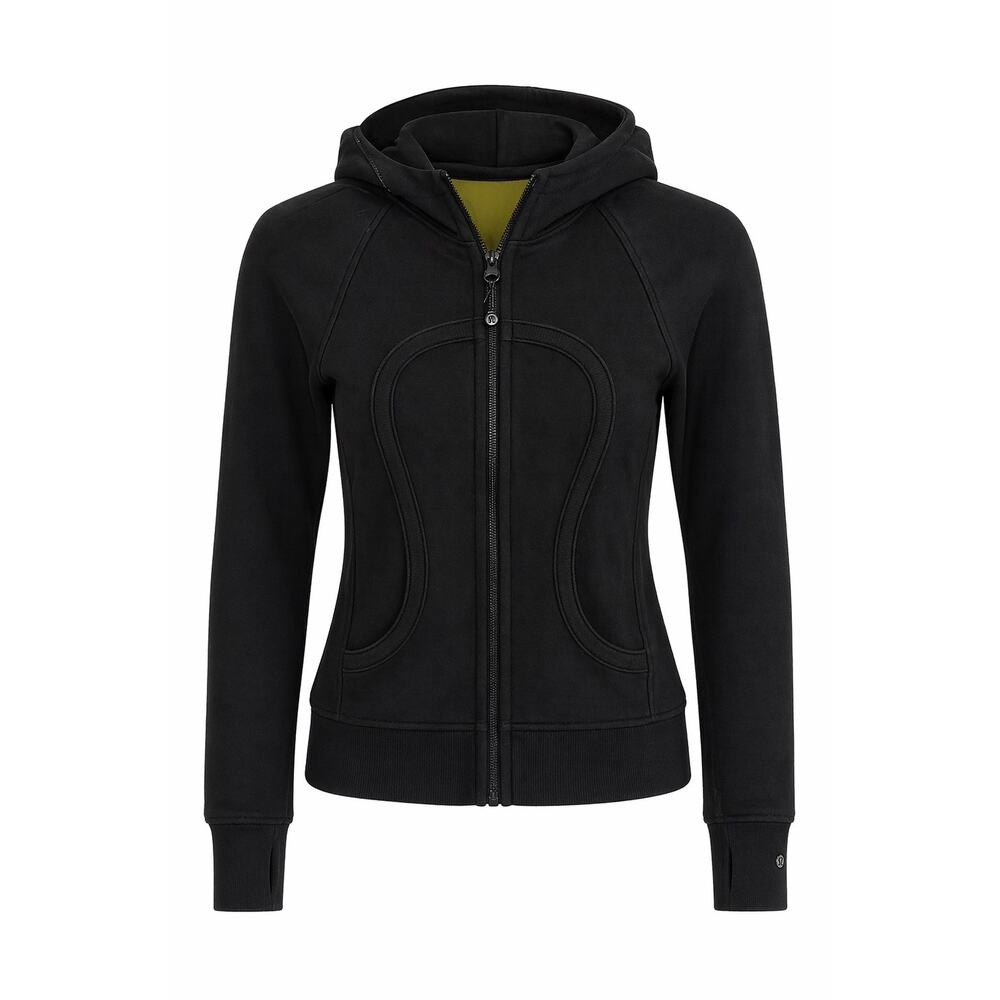 Lululemon Black Zip-Up Hoodie (Scuba Style) 🖤